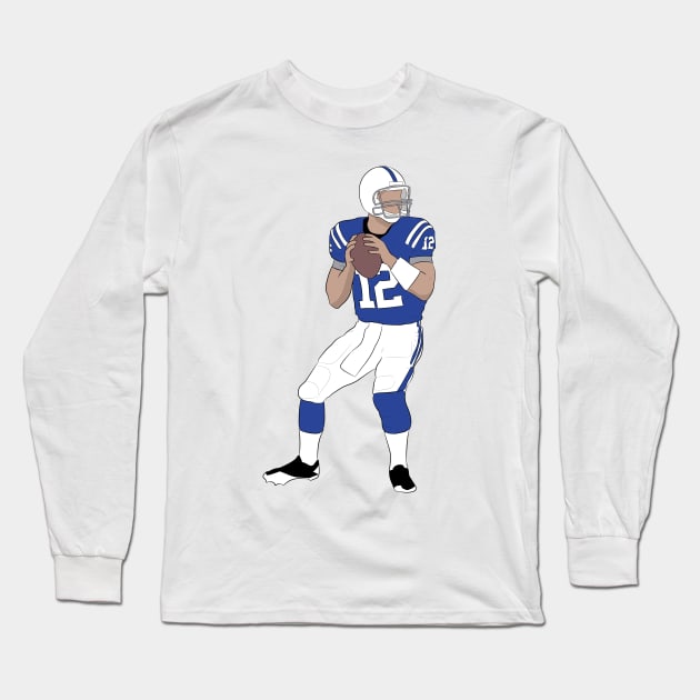 Andrew Luck Long Sleeve T-Shirt by SickSticksCo